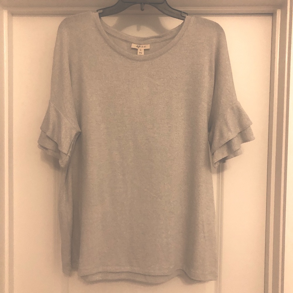 Style & Co lightweight grey sweater